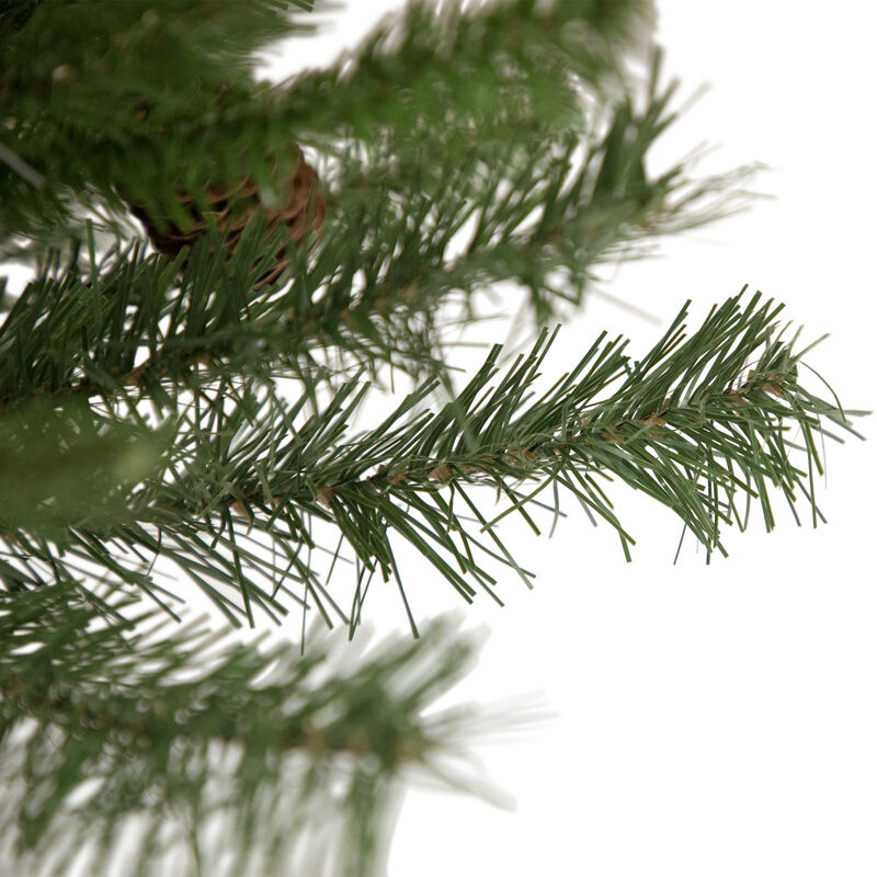 42" Black River Pine Artificial Christmas Teardrop Swag with Pine Cones  Unlit image number 1