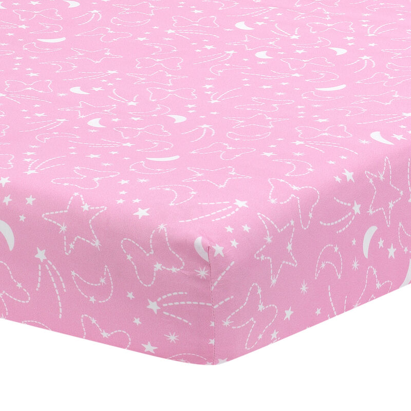 Disney Baby Minnie Mouse Pink 4-Piece Nursery Crib Bedding Set by Lambs & Ivy