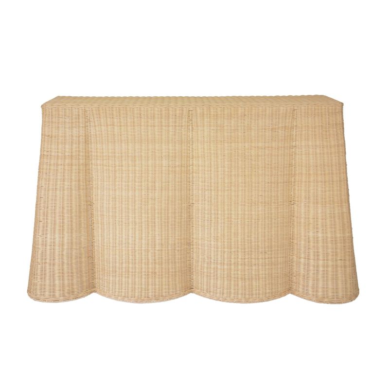 Tov Furniture Egan Natural Rattan Console Table image number 0