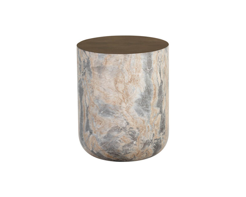 Diaz Brown End Table image number 2