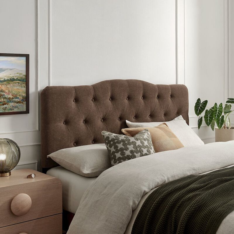 Annabel Premium Linen Blend Queen Headboard image number 6