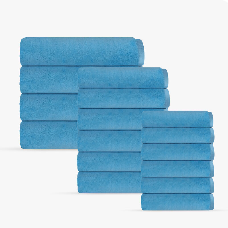 Puresoft 16 pcs Turkish Towels Set