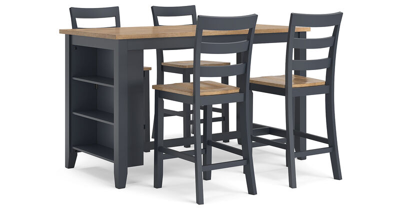 Gesthaven 5-Piece Counter Dining Set
