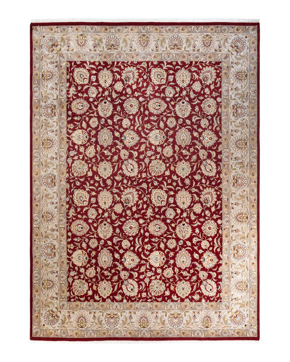 Mogul, One-of-a-Kind Hand-Knotted Area Rug  - Red, 9' 1" x 12' 7"