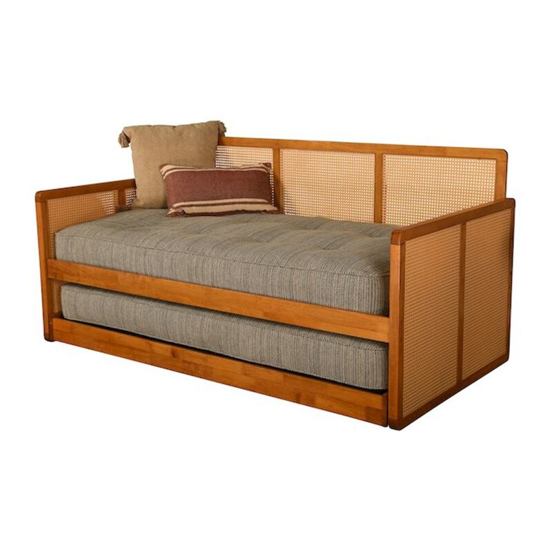 Abaco Pop-Up Daybed with Mattresses - Honey Finish image number 0