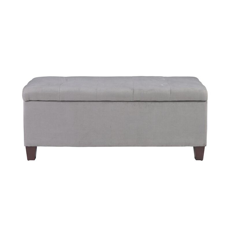 Linon Carmen Shoe Storage Ottoman image number 1
