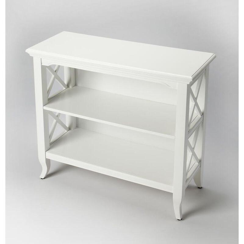 Butler Specialty Company Newport 32W 2 Shelf Bookcase, White
