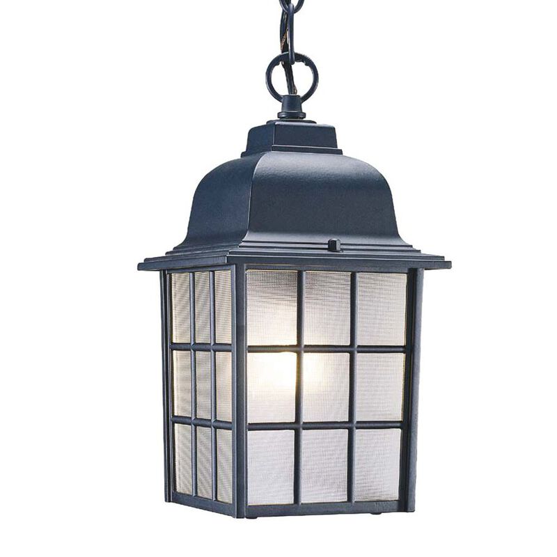 Window Pane Lantern Hanging Light for Indoor or Outdoor Spaces