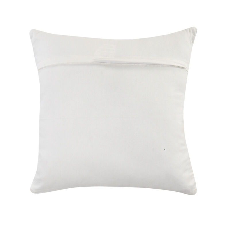 Durable Cotton Zippered Pillow with Striped Pattern &ndash; Cozy Home Accent Cushion image number 3