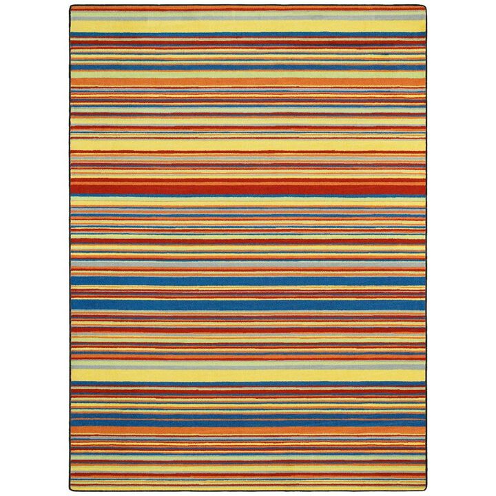 Joy Carpets Kid Essentials Latitude 7'8 x 10'9 Area Rug in Color Aztec
