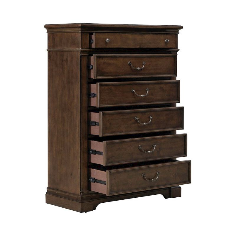 Liberty Furniture Arden Road 6 Drawer Chest for Bedroom  - Satin Cherry image number 6