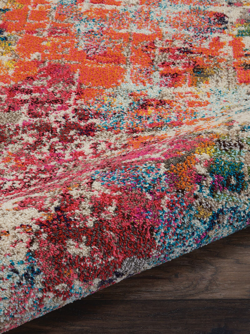 Celestial CES13 Pink/Multicolor 3'11" x 5'11" Rug