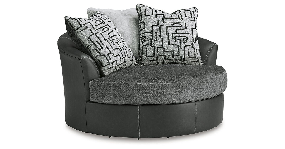 Oversized Swivel Accent Chair