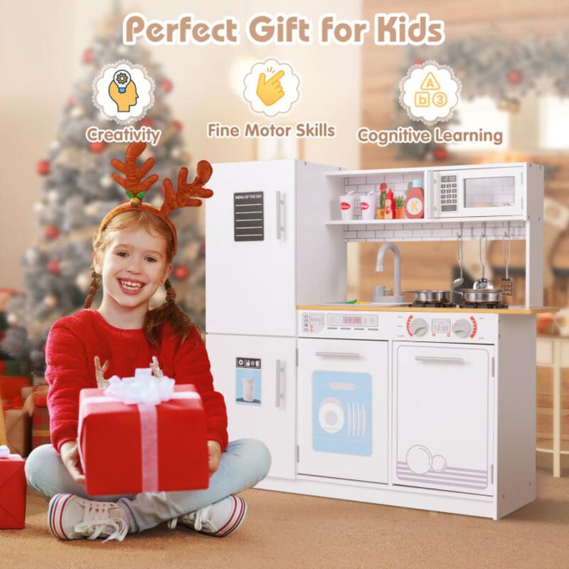 Hivvago Toddler Pretend Play Kitchen Toy with Stove for 3+ Boys and Girls