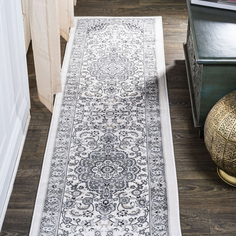 Palmette Modern Persian Floral Area Rug