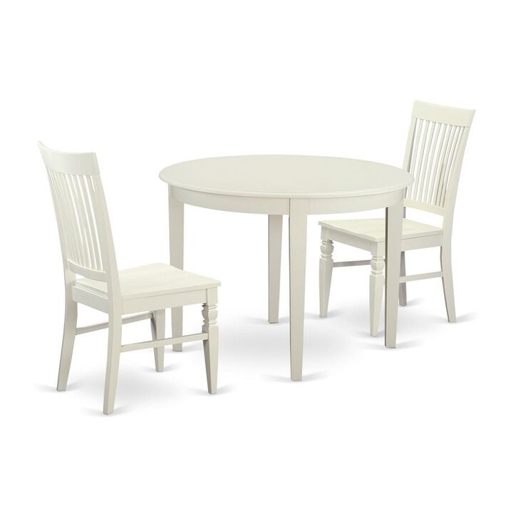3 PC Table and chair set for 2-Dinette Table and 2 Kitchen Chairs