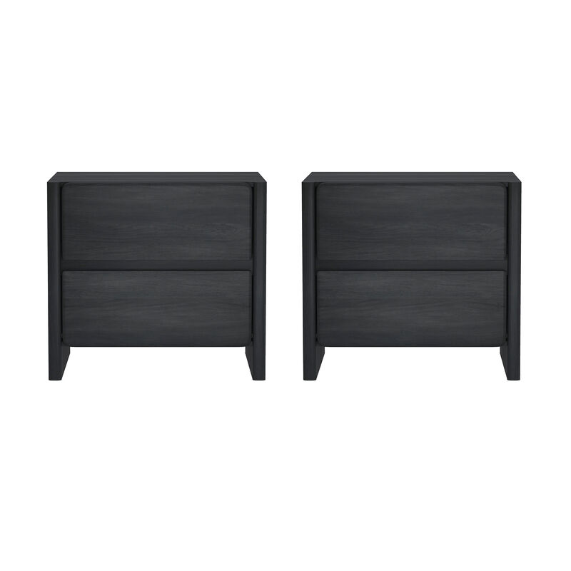 Linda Grey Nightstand (Set of 2)