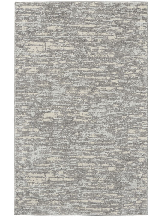 CK005 Enchanting ECH03 Gray/Beige 3'2" x 5' Rug