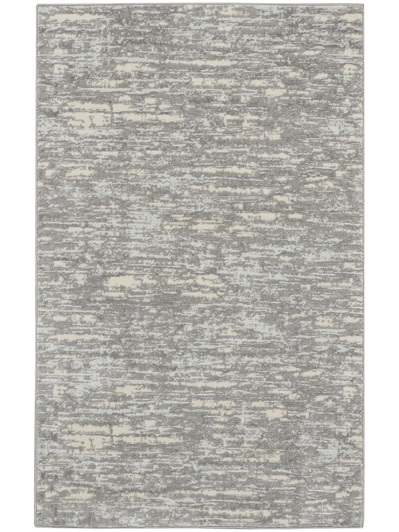 CK005 Enchanting ECH03 Gray/Beige 3'2" x 5' Rug