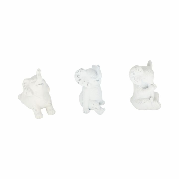 Resin Stone Elephant Figurines