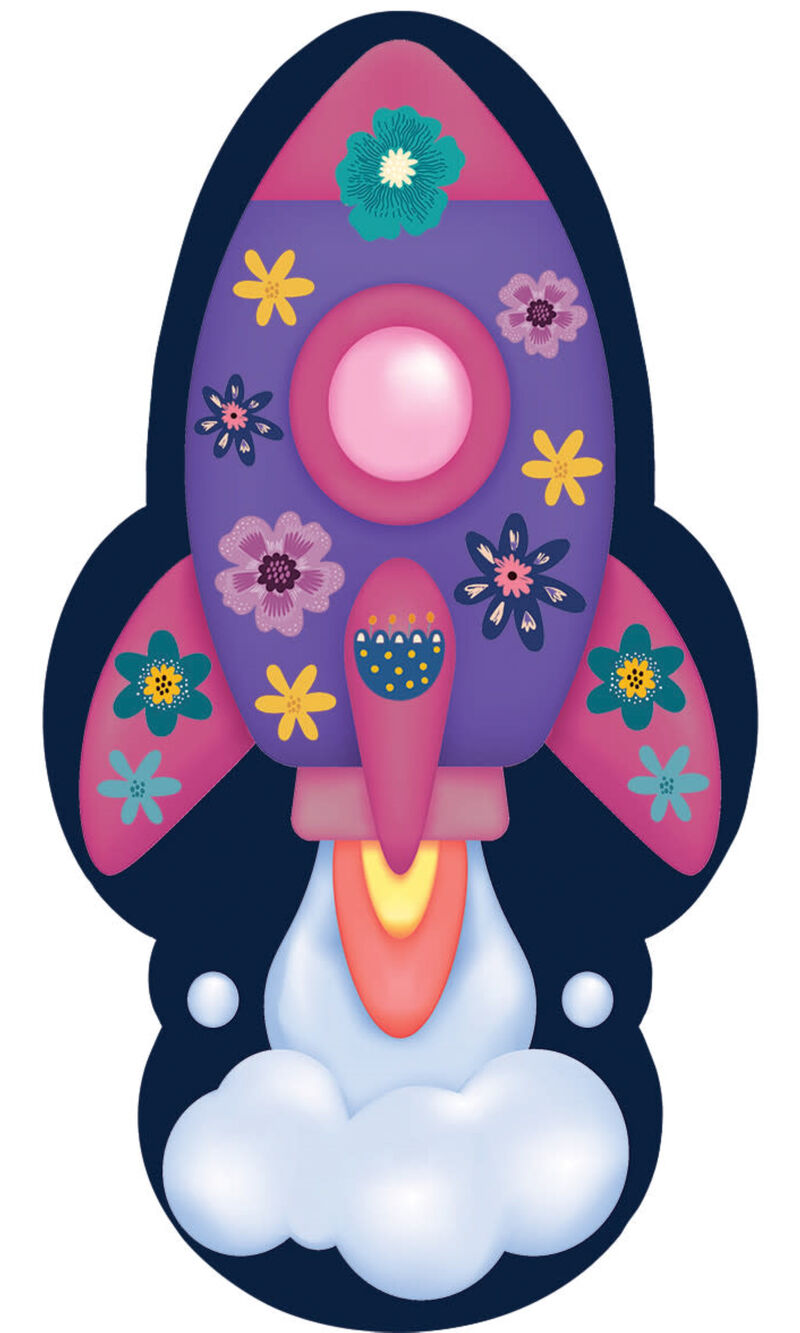 HomeRoots Spaceships Youthful Washable Area Rug image number 2