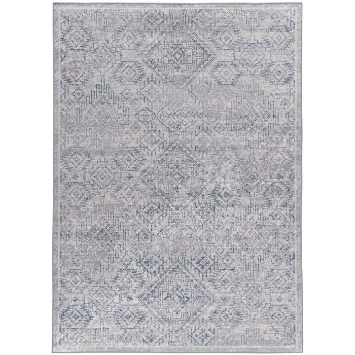 Linon Emerald Duluth Grey & Blue, Rug