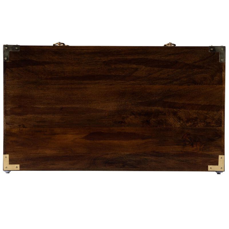 Butler Specialty Forster Campaign 3 Drawer Dresser, Dark Brown