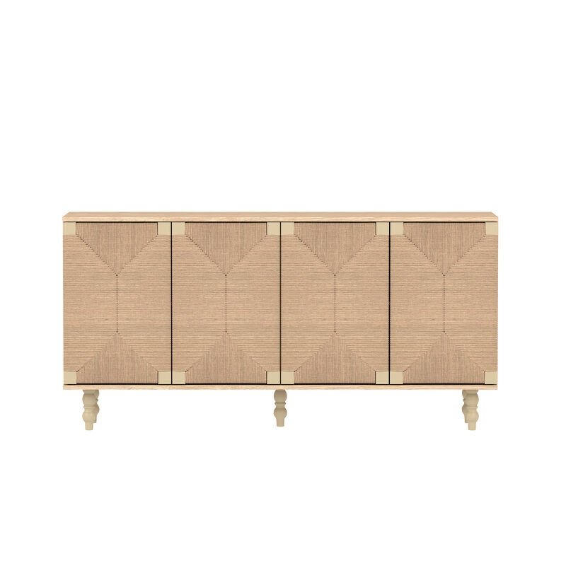 Seagrass Doors Accent Natural Sideboard image number 0