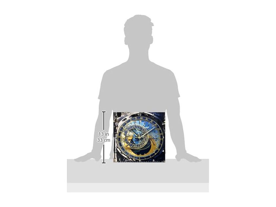 Astronomical Orloj Prague Czech Republic Wall Clock 13 Inch Home Decor