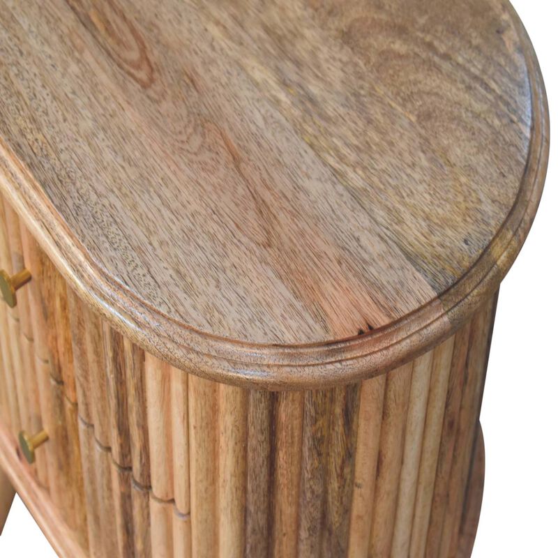 Artisan Furniture Solid Wood Soba Nordic Bedside