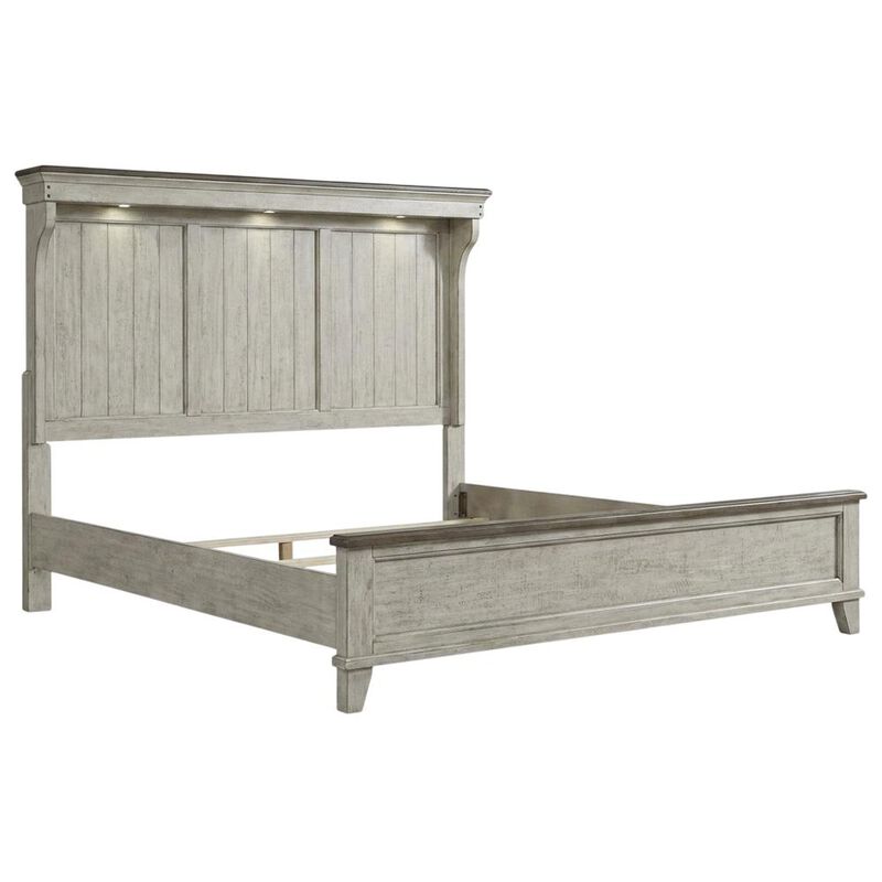 Liberty Furniture Ivy Hollow Queen Mantle Bed, Dresser & Mirror, Chest, Night Stand image number 0