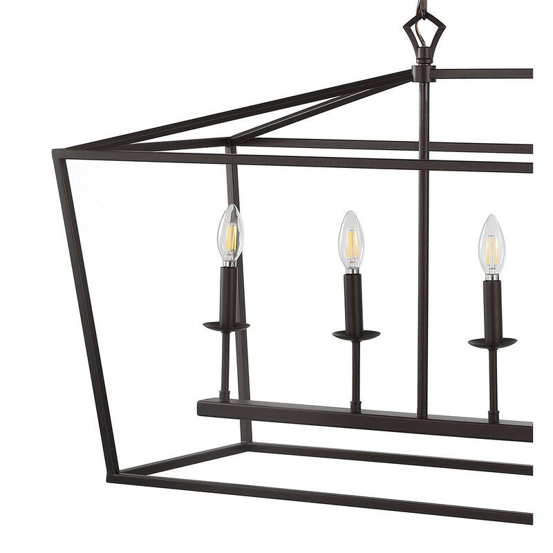 PagodaBulb Lantern Metal LED Pendant