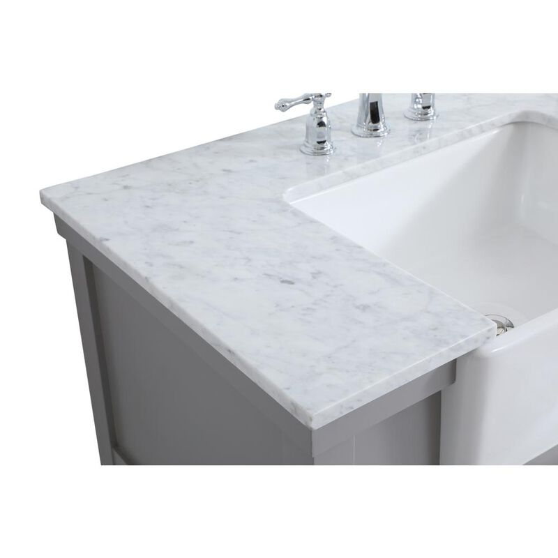 Elegant Kitchen and Bath 36 inch Single bathroom vanity in grey