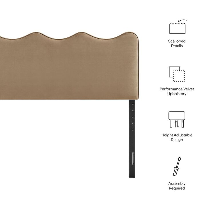Modway Athena Stain-Resistant Performance Velvet Full Size Headboard
