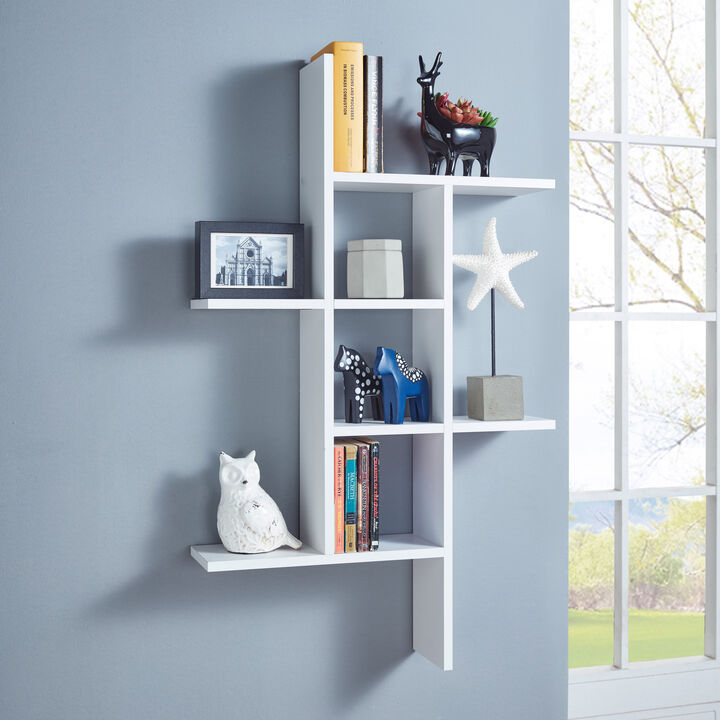Dual-Orientation Cantilever Wall Shelf
