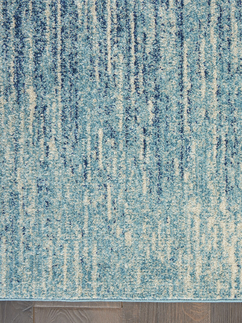 Passion PSN09 Navy/Light Blue 1'10" x 2'10" Rug image number 2