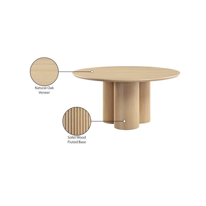 Meridian Furniture Simba Natural Dining Table