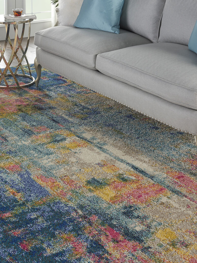 Celestial CES09 Blue/Yellow 9' x 12' Rug