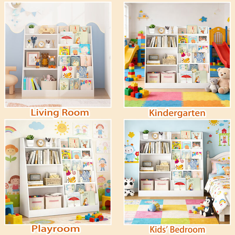 Lizud Wooden Kids Book Shelf image number 4