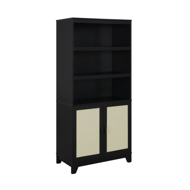 Sheridan Black Bookcases (Set of 2)