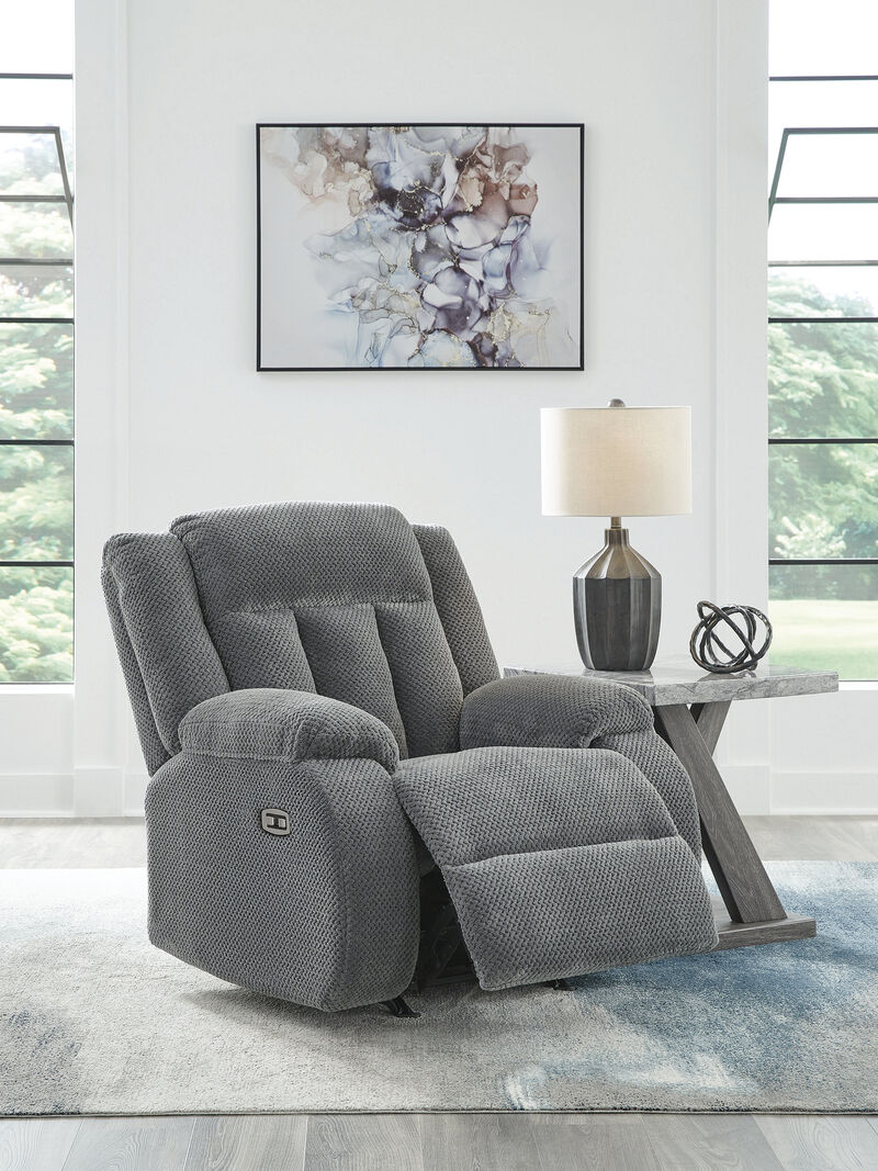 Greely Bend Power Recliner in Grey image number 2