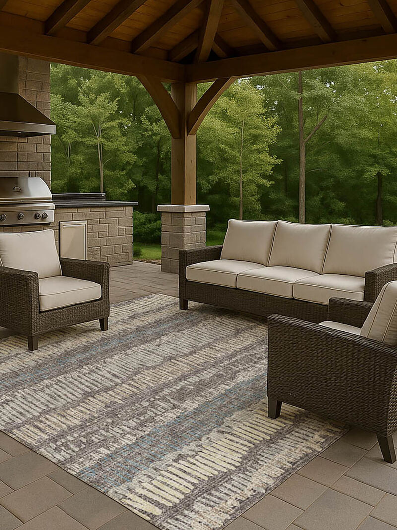 Winslow WL4 Charcoal 5' x 7'6" Rug