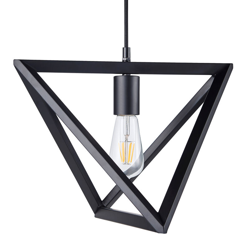 Armonia Geometric Pendant Lamp, Black image number 2