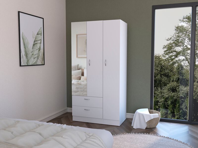 Armoire Haddam, Bedroom, White