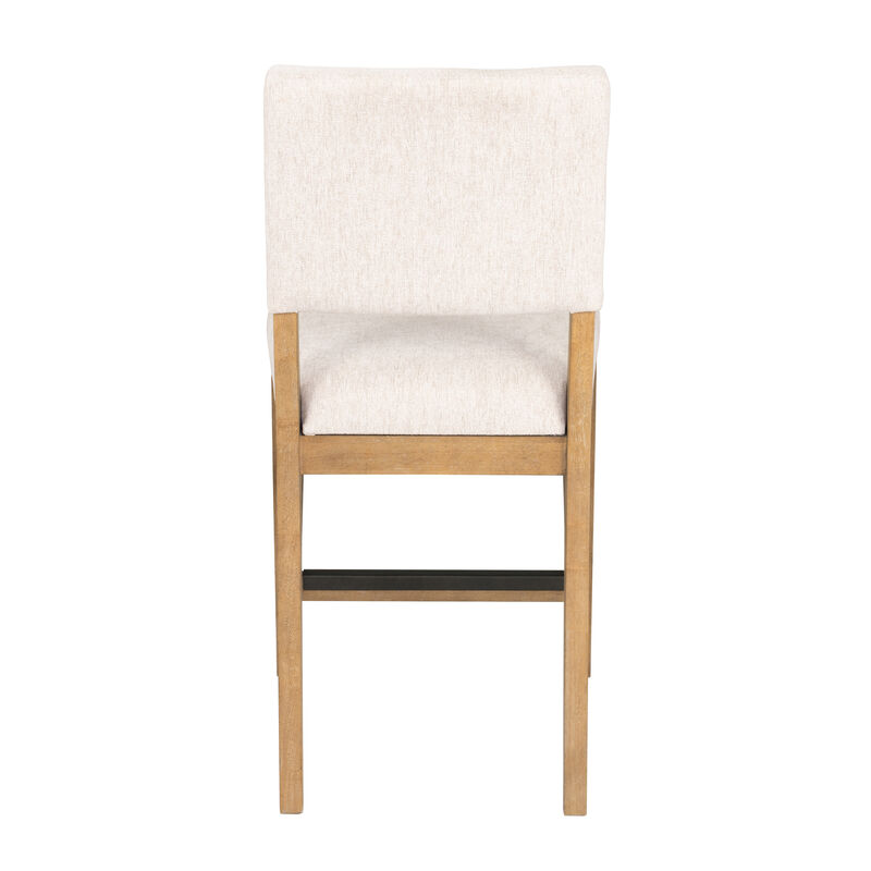 Millwork Off-White Pair of Counter Chairs