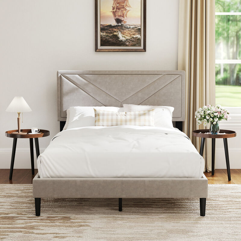 Mid Century Modern Round Side Sofa Coffee Table with Wooden Tray