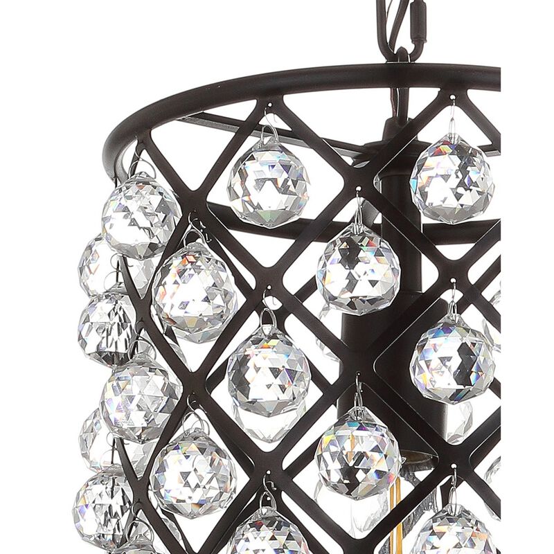 Gabrielle Crystal/Metal LED Pendant