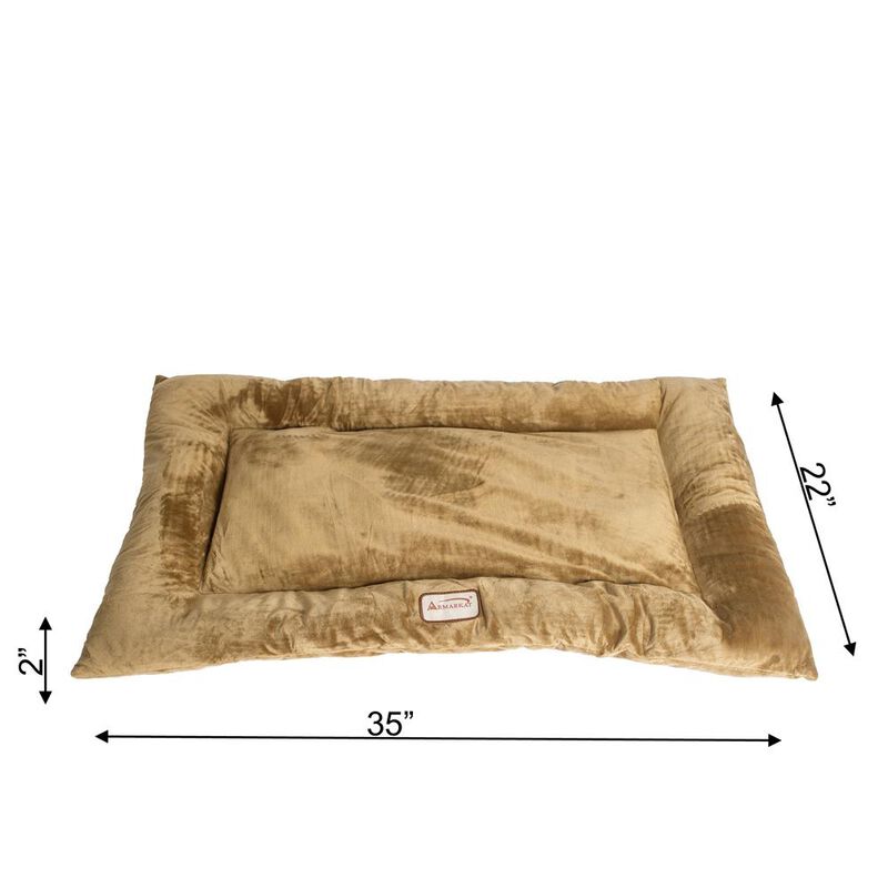Armarkat Large Pet Bed Mat With Poly Fill Cushion In Sage Green