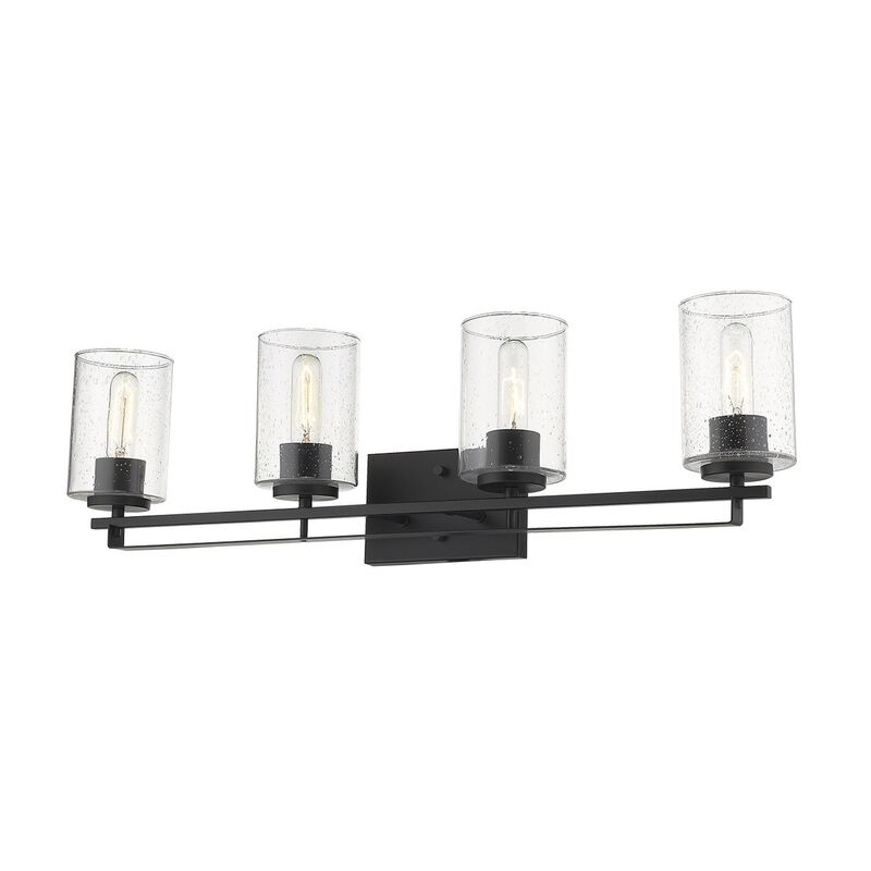 Hivvago Orella 4-Light Matte Black Sconce