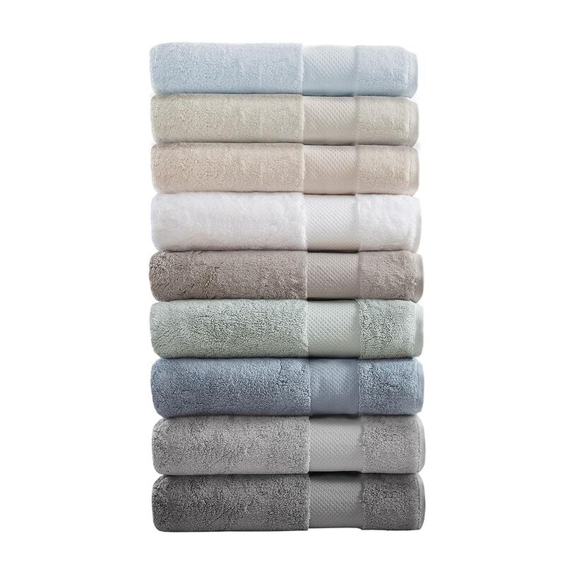 Belen Kox Luxe Comfort Turkish Bath Towel Set Grey, Belen Kox